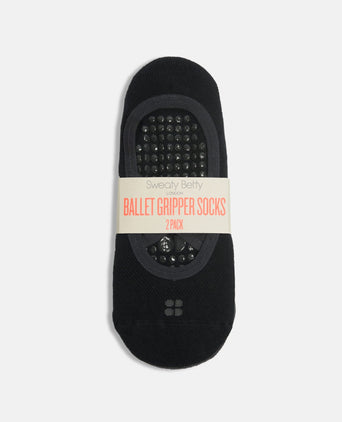 Ballet Gripper Socks 2 Pack - Black Grey