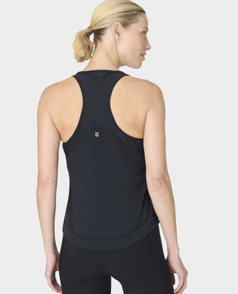 Breathe Easy Mesh Run Vest Top - Black