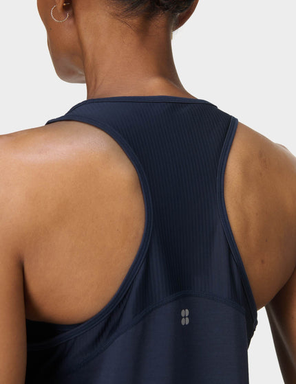 Sweaty Betty Breathe Easy Mesh Run Vest Top - Navy Blueimages3- The Sports Edit