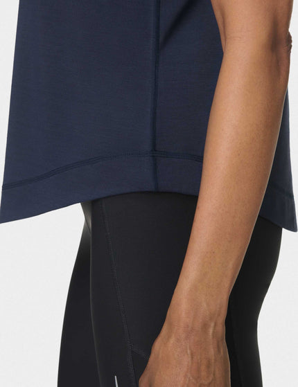 Sweaty Betty Breathe Easy Mesh Run Vest Top - Navy Blueimages4- The Sports Edit
