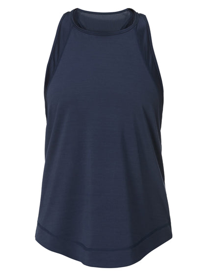 Sweaty Betty Breathe Easy Mesh Run Vest Top - Navy Blueimages7- The Sports Edit