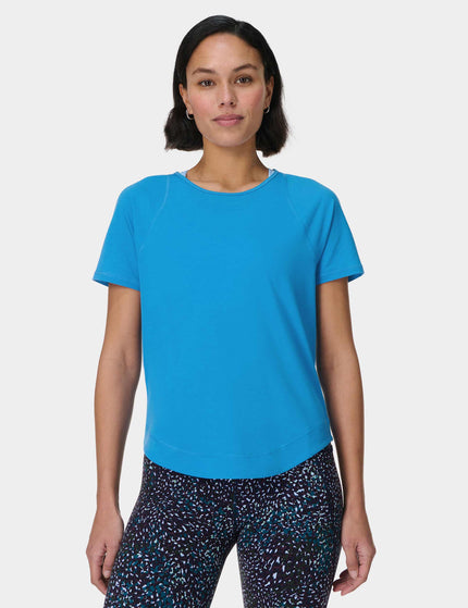 Sweaty Betty Breathe Easy Running T-Shirt - Tidal Blueimage1- The Sports Edit