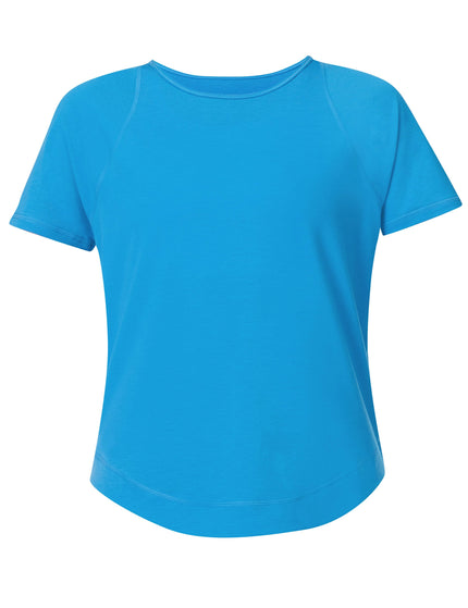 Sweaty Betty Breathe Easy Running T-Shirt - Tidal Blueimage7- The Sports Edit