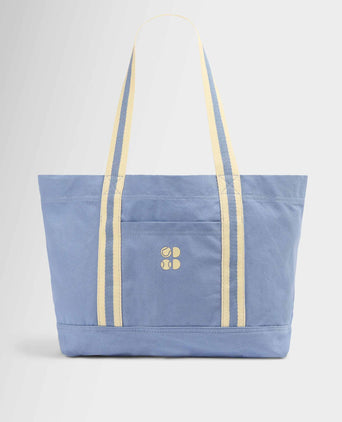 Canvas Tote Bag - Laguna Blue/Butterscotch Yellow