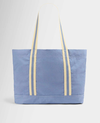 Canvas Tote Bag - Laguna Blue/Butterscotch Yellow