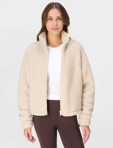 Sweaty Betty Canyon Fleece Zip Up - Barley Beigeimage5- The Sports Edit