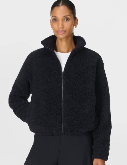 Sweaty Betty Canyon Fleece Zip Up - Blackimage1- The Sports Edit