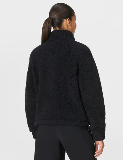Sweaty Betty Canyon Fleece Zip Up - Blackimage2- The Sports Edit