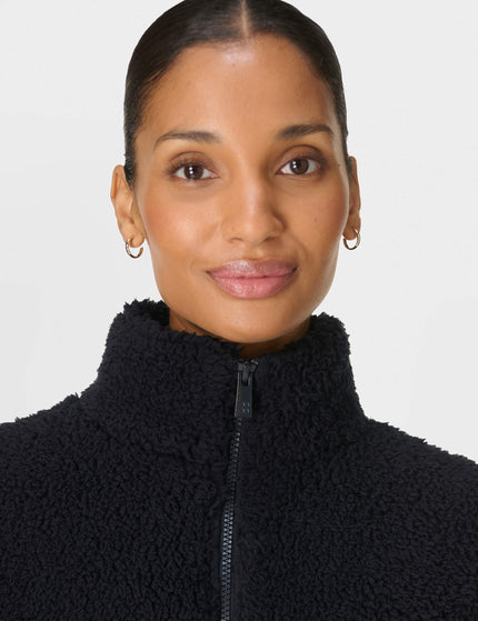 Sweaty Betty Canyon Fleece Zip Up - Blackimage3- The Sports Edit