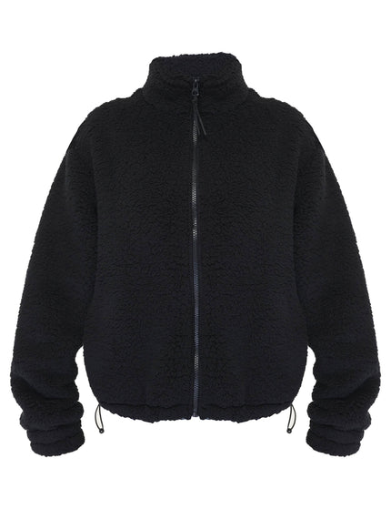 Sweaty Betty Canyon Fleece Zip Up - Blackimage7- The Sports Edit