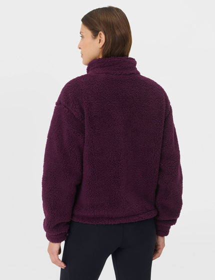 Sweaty Betty Canyon Fleece Zip Up - Plum Purpleimages2- The Sports Edit