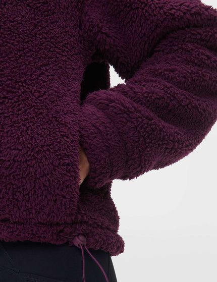 Sweaty Betty Canyon Fleece Zip Up - Plum Purpleimages4- The Sports Edit