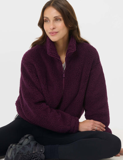 Sweaty Betty Canyon Fleece Zip Up - Plum Purpleimages5- The Sports Edit