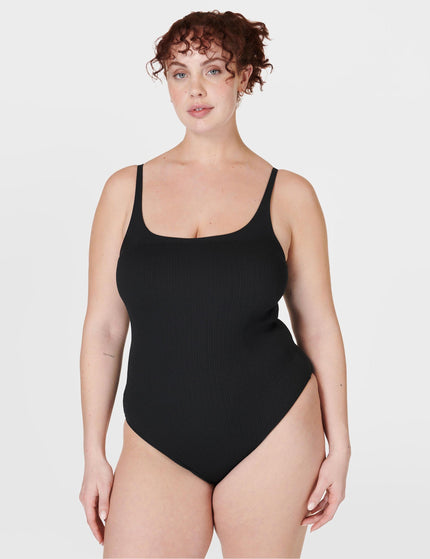 Sweaty Betty Capri Crinkled Scoop Neck Swimsuit - Blackimage1- The Sports Edit