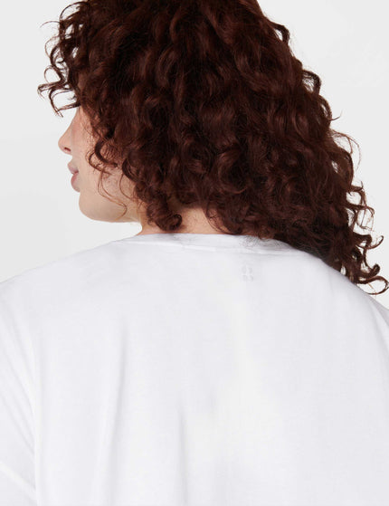 Sweaty Betty Essential Short Sleeve Crop T-Shirt - Whiteimage4- The Sports Edit