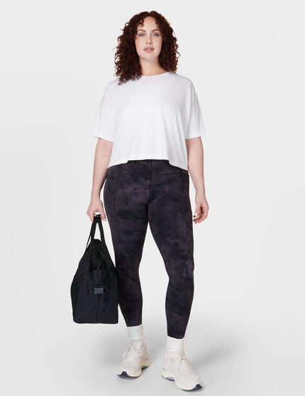 Sweaty Betty Essential Short Sleeve Crop T-Shirt - Whiteimage6- The Sports Edit