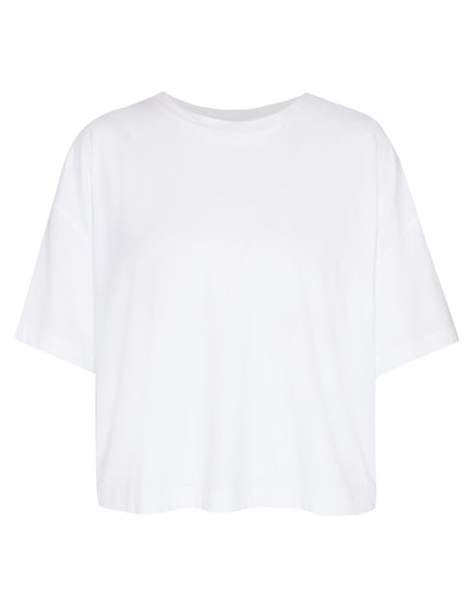 Sweaty Betty Essential Short Sleeve Crop T-Shirt - Whiteimage7- The Sports Edit