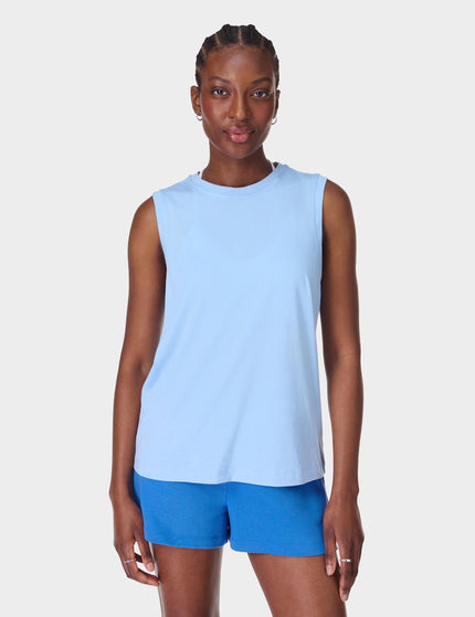 Sweaty Betty Essential Sleeveless Vest - Breeze Blueimage1- The Sports Edit