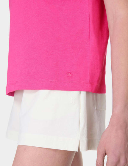Sweaty Betty Essential Sleeveless Vest - Fuchsia Pinkimage4- The Sports Edit