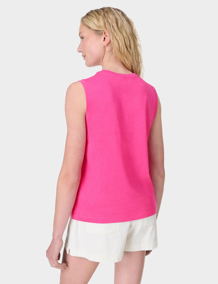 Sweaty Betty Essential Sleeveless Vest - Fuchsia Pinkimage2- The Sports Edit