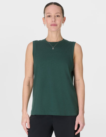Sweaty Betty Essential Sleeveless Vest - Trek Greenimages1- The Sports Edit