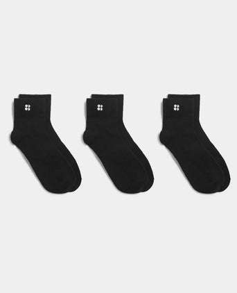 Essentials Mid 3 Pack - Black