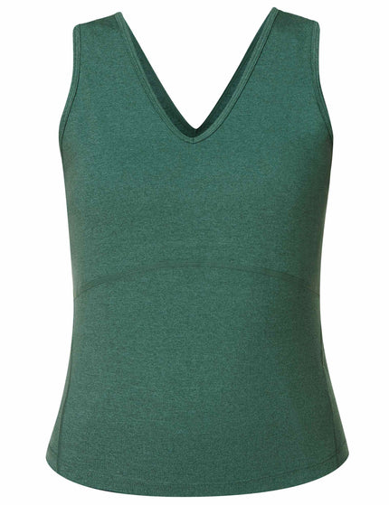 Sweaty Betty Gaia V-Neck Tank - Glade Green Marlimage6- The Sports Edit