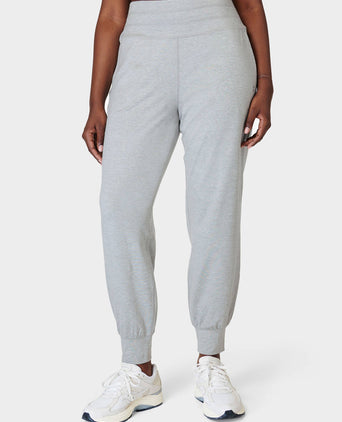 Gaia Yoga Pants - Light Grey Marl