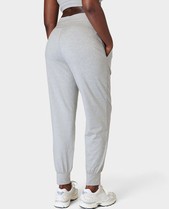Gaia Yoga Pants - Light Grey Marl