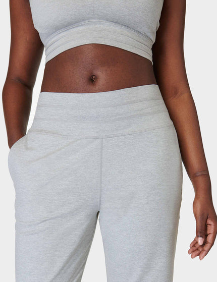 Sweaty Betty Gaia Yoga Pants - Light Grey Marlimage3- The Sports Edit
