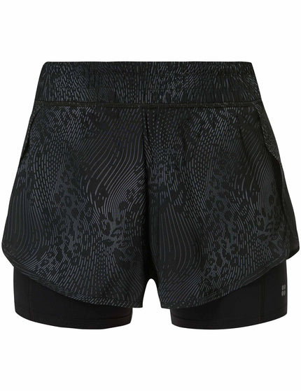 Sweaty Betty Get Set 2-in-1 Multi-Train Shorts - Grey Hybrid Leopard Printimage8- The Sports Edit