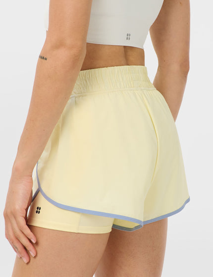 Sweaty Betty Get Set 2-in-1 Multi-Train Shorts - Butterscotch Yellow/Laguna Blueimages2- The Sports Edit