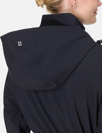 Sweaty Betty Guide Waterproof Parka - Blackimage4- The Sports Edit