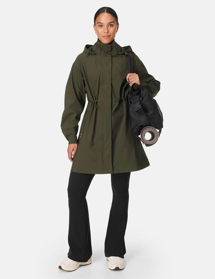 Sweaty Betty Guide Waterproof Parka - Nori Greenimage7- The Sports Edit