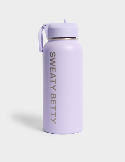 Sweaty Betty Keep It Chill Straw Water Bottle 950ml - Heather Purpleimage1- The Sports Edit