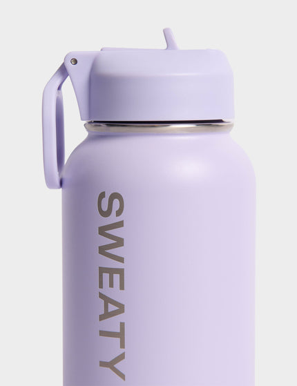 Sweaty Betty Keep It Chill Straw Water Bottle 950ml - Heather Purpleimage2- The Sports Edit