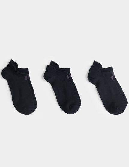Sweaty Betty Lightweight Trainer Socks 3 Pack - Blackimages1- The Sports Edit