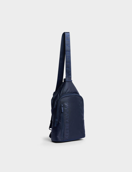Sweaty Betty Motion Sling Bag - Navy Blueimage3- The Sports Edit