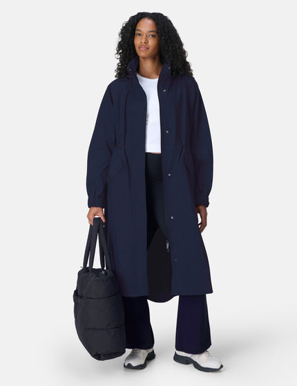 Sweaty Betty Motion Technical Longline Parka - French Navyimage7- The Sports Edit