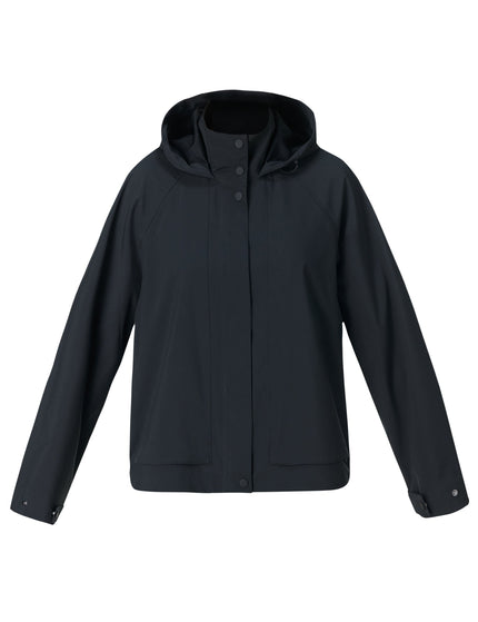 Sweaty Betty Motion Waterproof Cropped Parka - Blackimage8- The Sports Edit