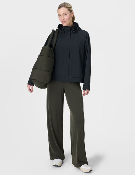 Sweaty Betty Motion Waterproof Cropped Parka - Blackimage7- The Sports Edit