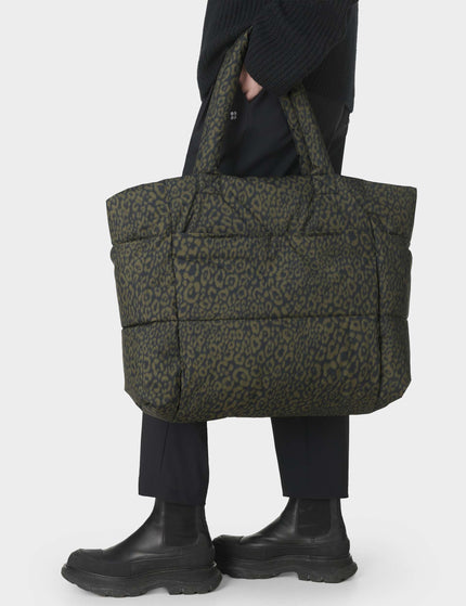 Sweaty Betty Nimbus Cloud Tote Bag - Large Green Leopard Printimages5- The Sports Edit
