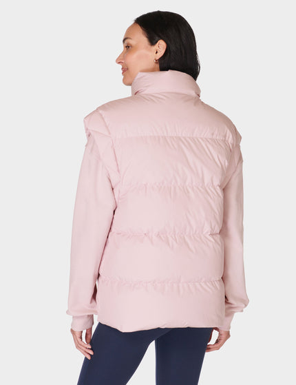 Sweaty Betty Nimbus Puffer Gilet - Pirouette Pinkimage2- The Sports Edit