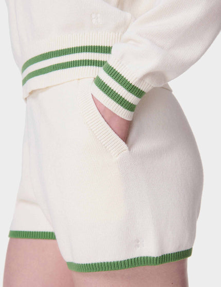 Sweaty Betty Off Court Knitted Short - Lily Whiteimage3- The Sports Edit