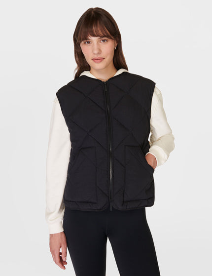 Sweaty Betty On the Move Gilet - Blackimage1- The Sports Edit