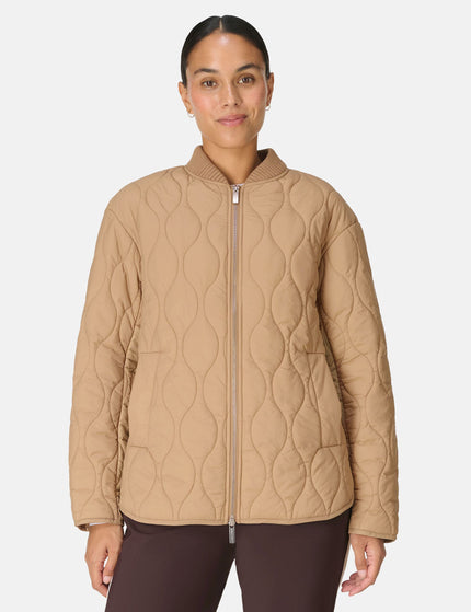 Sweaty Betty On The Move Jacket - Golden Beigeimage1- The Sports Edit