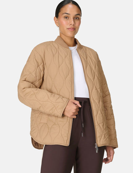 Sweaty Betty On The Move Jacket - Golden Beigeimage5- The Sports Edit