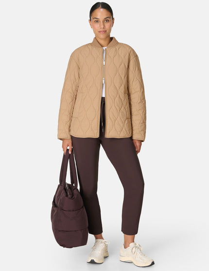 Sweaty Betty On The Move Jacket - Golden Beigeimage6- The Sports Edit