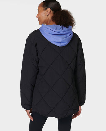 On The Move Quilted Jacket - Black