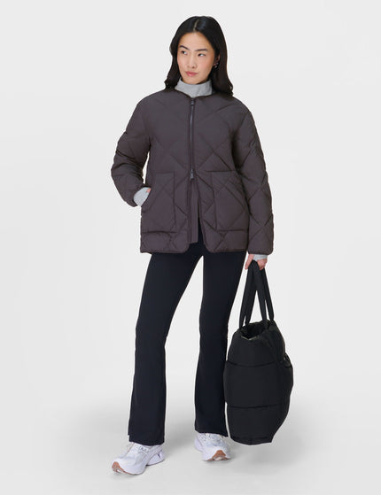 Sweaty Betty On the Move Quilted Jacket - Urban Greyimage6- The Sports Edit